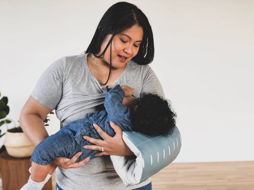Sage Print Nursing Pillow