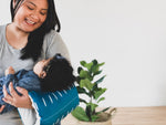 Teal Print Nursing Pillow