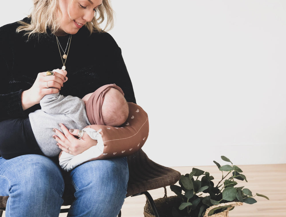 Rainbow Print Nursing Pillow